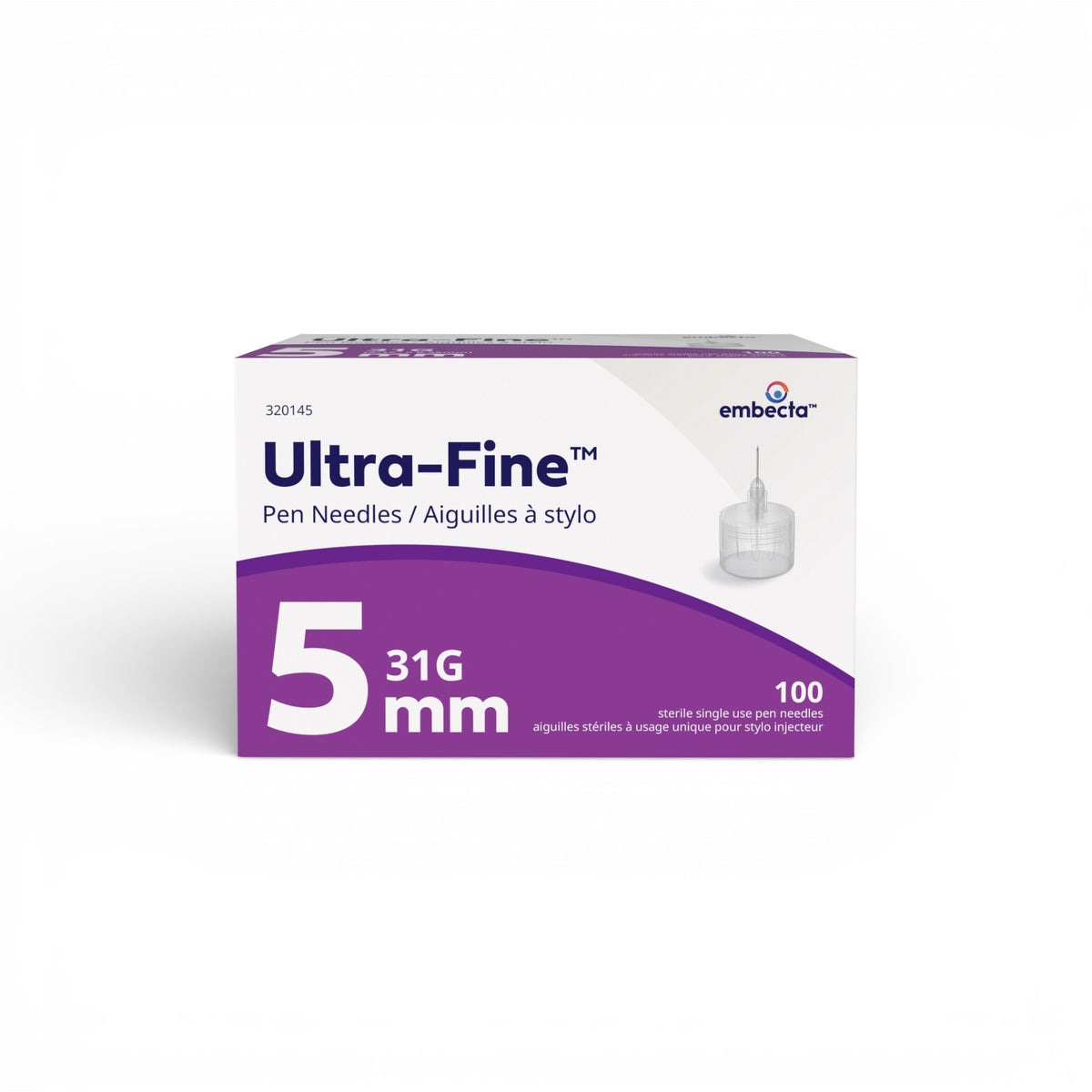 Ultra-Fine™ Pen Needles 5mm 31G 3bevel TW 100ct