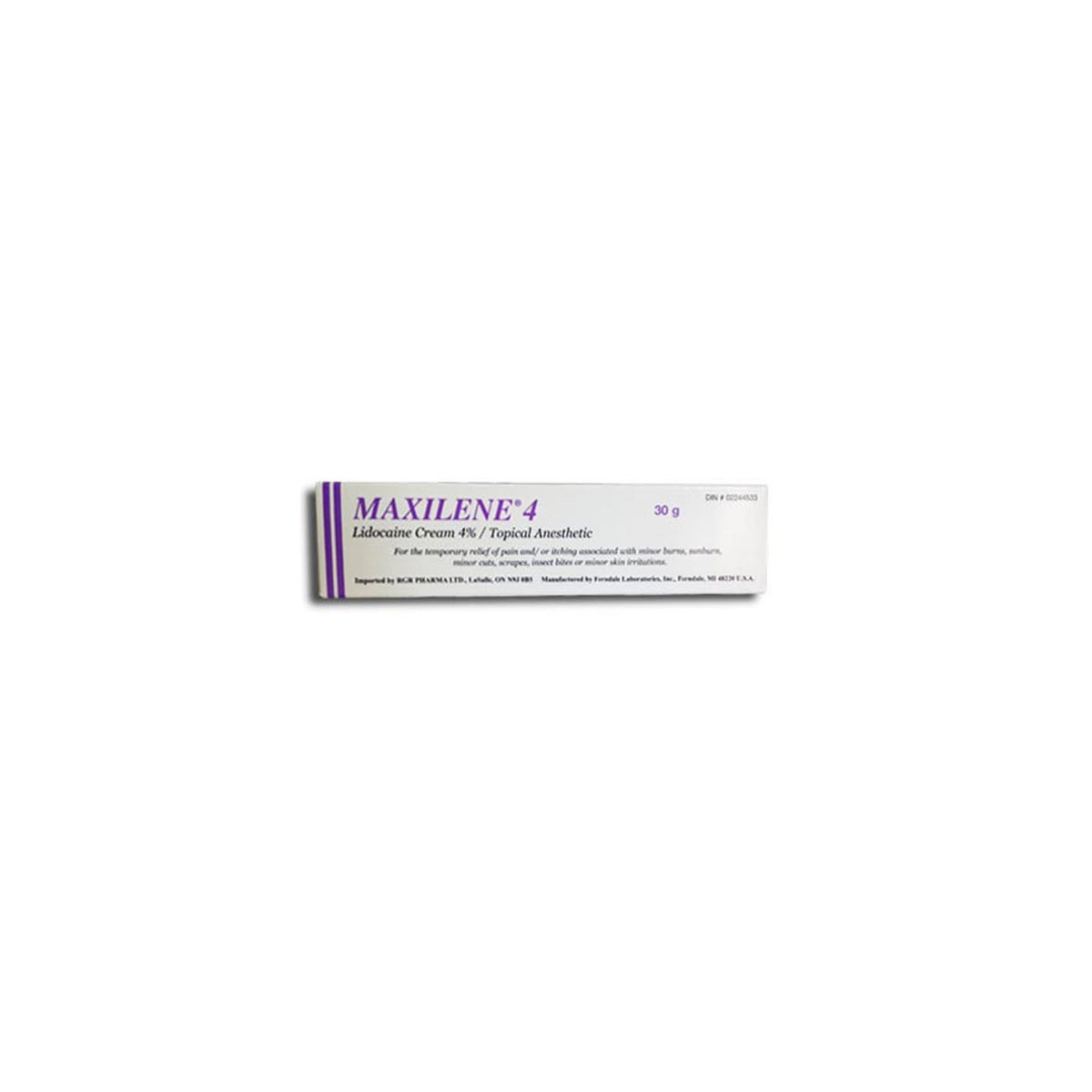 MAXILENE 4 (lidocaïne