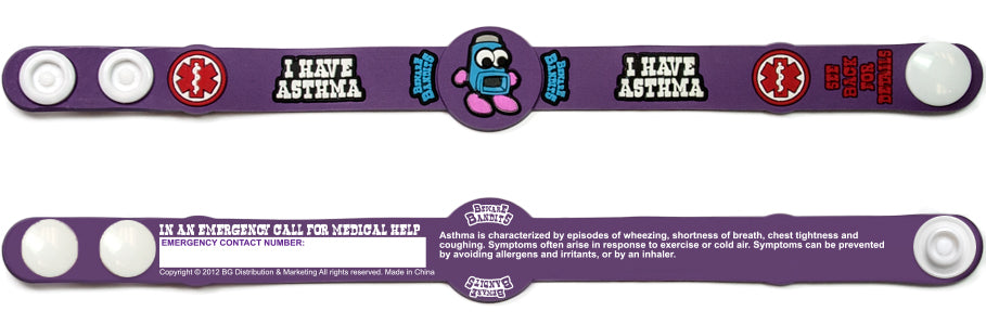 Beware Bandits - Allergy and Condition Awareness Bands