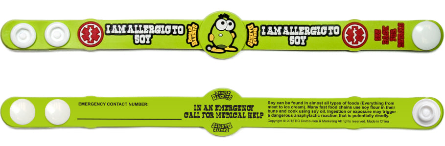 Beware Bandits - Allergy and Condition Awareness Bands