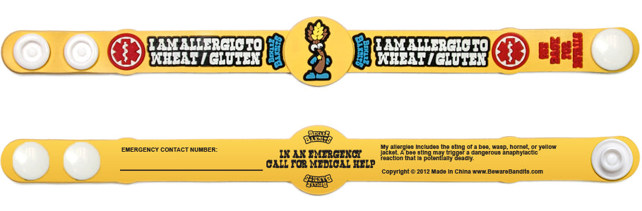 Beware Bandits - Allergy and Condition Awareness Bands